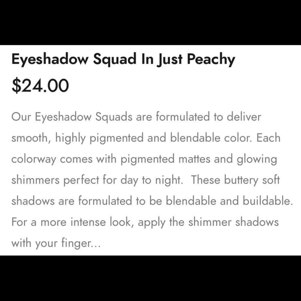 FLOSS Eyeshadow Squad in JUST PEACHY 🍑🍑